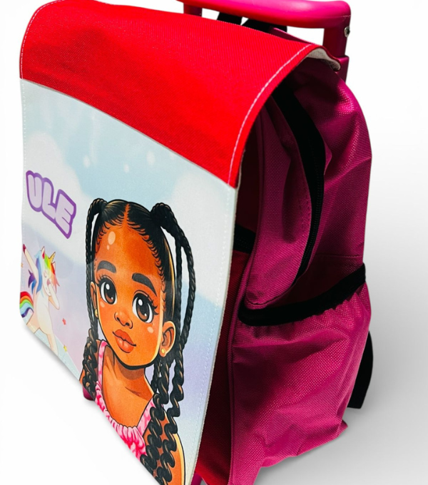 Personalized Kiddies Pull-Up Trolley Bag