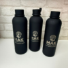 Custom Laser Engraved Matte Black Stainless Steel Water Bottle