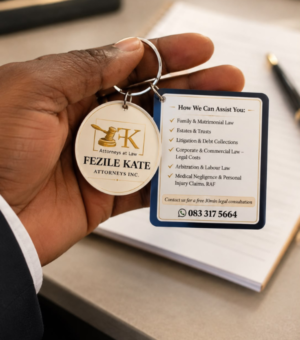 Custom Acrylic Business Card Keychain (MOQ: 10)